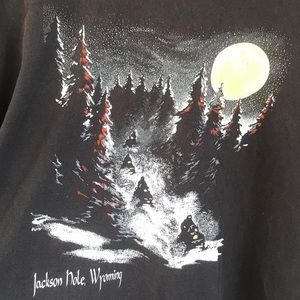 Jackson Hole, Wyoming Long Sleeve Graphic Shirt